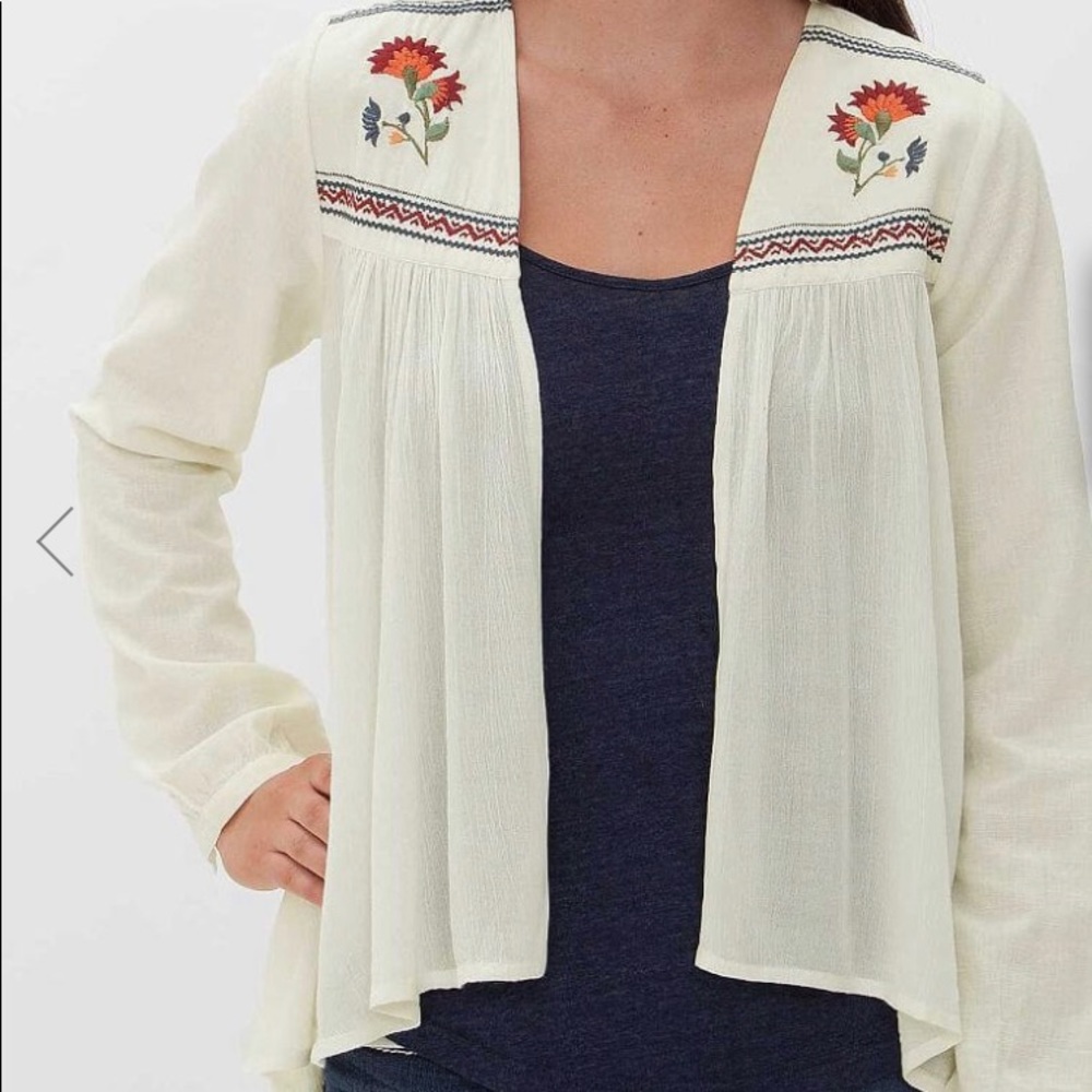 O’NEILL Felicia Embroidered Cardigan Size Large - Picture 4 of 10
